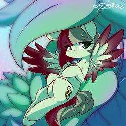 Size: 800x800 | Tagged: safe, artist:dshou, imported from derpibooru, oc, oc only, oc:minty gale, pegasus, pony, female, mare, micro, solo