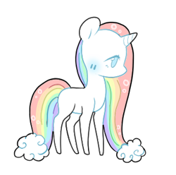 Size: 330x328 | Tagged: safe, artist:lilacthebatt, imported from derpibooru, oc, oc only, oc:cosmica galactic, pony, unicorn, base used, profile, rainbow hair, simple background, solo, transparent background