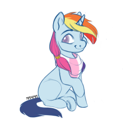 Size: 3327x3314 | Tagged: safe, artist:maxiima, imported from derpibooru, oc, oc only, pony, unicorn, bandana, female, mare, solo