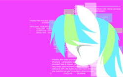 Size: 1633x1023 | Tagged: safe, artist:anonymousnekodos, imported from derpibooru, oc, oc only, oc:laggy, earth pony, pony, bust, eyes closed, female, lineless, mare, minimalist, modern art, portrait, solo, wallpaper