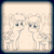 Size: 1000x1000 | Tagged: safe, artist:toyminator900, imported from derpibooru, oc, oc only, oc:chip, oc:melody notes, pegasus, pony, 1930s, 30s, animated, cartoon, cutie mark, duo, facial hair, fence, folded wings, smiling, stomping