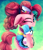 Size: 2000x2324 | Tagged: safe, artist:discorded, imported from derpibooru, pinkie pie, earth pony, pony, coinky-dink world, eqg summertime shorts, bow, cheek fluff, clothes, cute, diapinkes, dress, equestria girls outfit, equestria girls ponified, female, floppy ears, leg fluff, mare, one eye closed, ponified, server pinkie pie, skirt, skirt lift, solo, waitress, wink