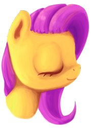 Size: 2000x2800 | Tagged: safe, artist:re7natus, imported from derpibooru, fluttershy, pegasus, pony, bust, eyes closed, female, portrait, simple background, smiling, solo, transparent background