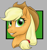 Size: 764x816 | Tagged: safe, artist:mythpony, imported from derpibooru, applejack, pony, bust, female, portrait, solo