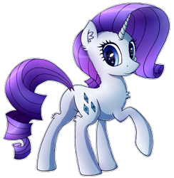 Size: 2431x2488 | Tagged: safe, artist:sentireaeris, imported from derpibooru, rarity, pony, unicorn, butt, dock, female, looking back, mare, plot, raised hoof, simple background, smiling, solo, transparent background