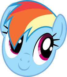 Size: 3502x4000 | Tagged: safe, artist:namelesshero2222, imported from derpibooru, rainbow dash, pony, .svg available, bust, female, high res, portrait, simple background, solo, transparent background, vector