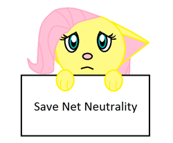 Size: 636x529 | Tagged: safe, imported from derpibooru, fluttershy, cat, female, fluttercat, mouthpiece, net neutrality, politics, sad, solo, species swap