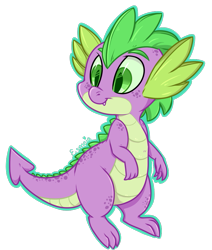 Size: 735x866 | Tagged: safe, artist:esmeia, imported from derpibooru, spike, dragon, male, simple background, smiling, solo, transparent background