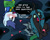 Size: 1280x1024 | Tagged: safe, artist:sugar morning, imported from derpibooru, queen chrysalis, oc, oc:slipstream, changeling, changeling queen, pegasus, pony, blushing, changeling feeding, cute, cutealis, duo, female, love, male, mare, not soarin, stallion