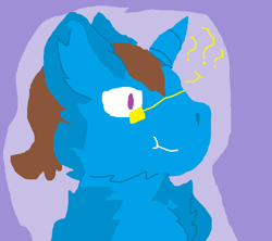 Size: 749x666 | Tagged: safe, artist:levisthekewlpony, imported from derpibooru, oc, oc only, bust, ponysona, portrait, solo