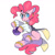 Size: 1024x1024 | Tagged: safe, artist:snowillusory, imported from derpibooru, pinkie pie, pony, crystal ball, ear piercing, earring, female, jewelry, madame pinkie, piercing, simple background, solo, watermark, white background