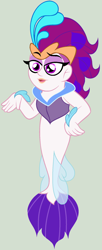 Size: 864x2120 | Tagged: safe, artist:chalatso, imported from derpibooru, queen novo, mermaid, equestria girls, my little pony: the movie, equestria girls-ified, female, solo