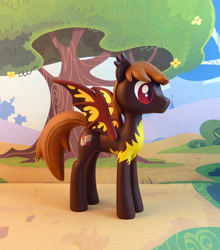 Size: 748x850 | Tagged: safe, artist:krowzivitch, imported from derpibooru, oc, oc only, oc:sable switch, bat pony, pony, bat pony oc, craft, figurine, irl, male, photo, sculpture, solo, stallion