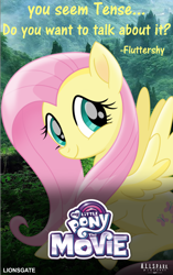 Size: 1484x2360 | Tagged: safe, artist:ejlightning007arts, imported from derpibooru, fluttershy, my little pony: the movie, cute, movie poster, shyabetes