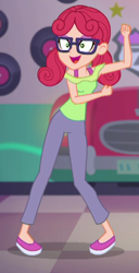 Size: 302x588 | Tagged: safe, imported from derpibooru, screencap, alizarin bubblegum, coinky-dink world, eqg summertime shorts, equestria girls, cropped, female, solo