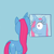 Size: 1024x1024 | Tagged: safe, artist:solarfm, imported from derpibooru, trixie, pony, unicorn, alternate hairstyle, female, mirror, solo