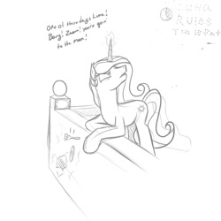 Size: 800x800 | Tagged: safe, artist:jaomt2015, imported from derpibooru, princess celestia, cake, celestia is not amused, food, the honeymooners, unamused
