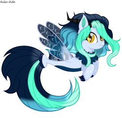 Size: 5971x5759 | Tagged: safe, artist:asika-aida, imported from derpibooru, oc, oc only, oc:yuri azurite symphony, seapony (g4), absurd resolution, seaponified, simple background, solo, species swap, transparent background