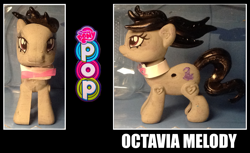 Size: 1595x979 | Tagged: safe, artist:grapefruitface1, imported from derpibooru, part of a set, octavia melody, custom, customized toy, female, irl, merchandise, my little pony pop!, painted, photo, solo, toy