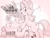 Size: 1200x915 | Tagged: safe, artist:k-nattoh, imported from derpibooru, starlight glimmer, pony, unicorn, belly button, car, cute, female, grayscale, heart, japanese, leaning, monochrome, my little secret base, open mouth, plump, pudgy, smiling, solo, translated in the comments