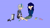Size: 4160x2340 | Tagged: safe, artist:calibykitty, artist:icey-wicey-1517, artist:icicle-wicicle-1517, artist:midnightamber, imported from derpibooru, oc, oc only, oc:elizabat stormfeather, oc:midnight, oc:midnight specter, bat pony, human, arm behind back, barefoot, blue background, boots, brush, clothes, colored, converse, duo, feather, feet, female, fetish, foot fetish, glowing horn, hoodie, horned humanization, humanized, humanized oc, jeans, one eye closed, open mouth, pants, pleated skirt, shoes, simple background, skirt, socks, striped socks, tickling