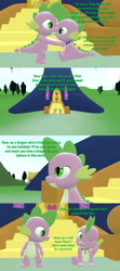 Size: 1920x4320 | Tagged: safe, artist:red4567, imported from derpibooru, spike, spike the regular dog, dog, dragon, comic:doggone it spike!, equestria girls, 3d, behaving like a dog, collar, comic, dialogue, doggy dragondox, dragon dog spike, dragonified, ear scratch, fleas, self dragondox, sfm pony, source filmmaker, species swap, spiked collar, twilight's castle