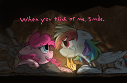 Size: 2500x1627 | Tagged: safe, artist:roseyicywolf, imported from derpibooru, pinkie pie, rainbow dash, earth pony, pegasus, pony, the count of monte rainbow, clothes, crying, duo, edmond dantes, female, injured, mare, pinkie faria, rainbow dantes, the count of monte cristo