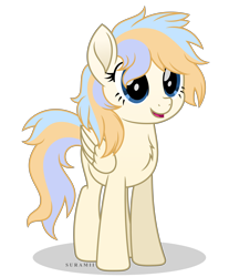 Size: 4728x5704 | Tagged: safe, artist:suramii, imported from derpibooru, oc, oc only, oc:souvenir, pegasus, pony, absurd resolution, female, mare, movie accurate, simple background, solo, style emulation, transparent background