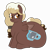 Size: 9375x9375 | Tagged: safe, artist:andelai, artist:besttubahorse, artist:worstsousaphonehorse, edit, imported from derpibooru, oc, oc only, oc:sweet mocha, oc:sweeter mocha, pegasus, pony, absurd resolution, fat, female, freckles, grumpy, huge butt, impossibly large butt, large butt, obese, simple background, sitting, solo, the ass was fat, transparent background, vector