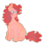 Size: 1024x1024 | Tagged: safe, artist:snowolive, imported from derpibooru, pinkie pie, earth pony, pony, blushing, female, head turn, looking away, simple background, sitting, smiling, solo, transparent background, turned head