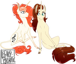 Size: 1243x1053 | Tagged: safe, artist:cranberry--zombie, artist:legally-psychotic, imported from derpibooru, oc, oc only, oc:melody, oc:spotted rhythm, pony, unicorn, female, mare, simple background, transparent background