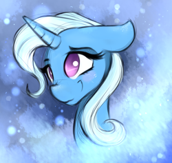 Size: 1024x970 | Tagged: safe, artist:lcpegasister75, imported from derpibooru, trixie, bust, cute, diatrixes, female, smiling, solo