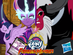 Size: 927x695 | Tagged: safe, imported from derpibooru, lord tirek, sci-twi, twilight sparkle, alicorn, equestria girls, midnight sparkle, parody, twilight sparkle (alicorn), yu-gi-oh!