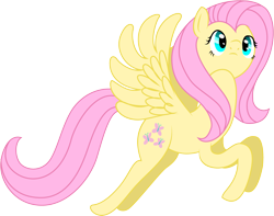 Size: 2903x2290 | Tagged: safe, artist:mfg637, imported from derpibooru, fluttershy, pegasus, pony, female, mare, simple background, solo, transparent background, vector