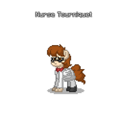 Size: 400x400 | Tagged: safe, imported from derpibooru, pony, pony town, missing accessory, nurse tourniquet, ponified, timesplitters