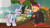 Size: 1920x1080 | Tagged: safe, imported from derpibooru, screencap, mistmane, sable spirit, pony, unicorn, campfire tales, age progression, age regression, clothes, curved horn, empress sable spirit, female, mare, old, older, young, young sable spirit