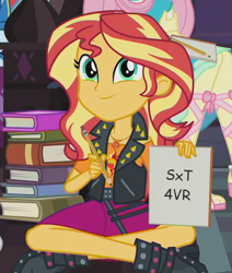 Size: 500x590 | Tagged: safe, edit, edited screencap, imported from derpibooru, screencap, fluttershy, rainbow dash, sunset shimmer, equestria girls, equestria girls series, the finals countdown, cropped, cute, implied lesbian, implied shipping, implied sunsetsparkle, shimmerbetes, solo focus