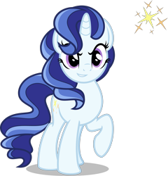 Size: 5000x5213 | Tagged: safe, artist:orin331, imported from derpibooru, majesty, unicorn, dancerverse, absurd resolution, alternate hairstyle, female, g1, g1 to g4, g4, generation leap, mare, raised hoof, simple background, smiling, solo, transparent background