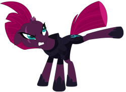 Size: 6261x4591 | Tagged: safe, artist:ejlightning007arts, imported from derpibooru, tempest shadow, pony, unicorn, my little pony: the movie, absurd resolution, armor, broken horn, female, kicking, mare, simple background, solo, transparent background, vector