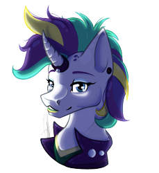 Size: 1101x1200 | Tagged: safe, artist:rimmi1357, imported from derpibooru, rarity, alternate hairstyle, clothes, curved horn, halloween, holiday, horn jewelry, horn ring, jacket, jewelry, leather jacket, mohawk, punk, raripunk, simple background, transparent background