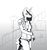 Size: 1015x1080 | Tagged: safe, artist:itzdatag0ndray, imported from derpibooru, princess luna, anthro, clothes, female, monochrome, simple background, sketch, solo