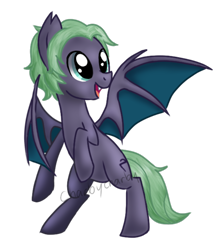 Size: 1000x1120 | Tagged: safe, artist:charbycharby, imported from derpibooru, oc, oc only, bat pony, bipedal, male, simple background, solo, stallion, transparent background