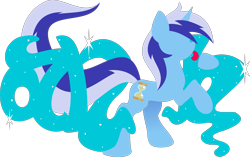 Size: 4104x2579 | Tagged: safe, artist:anonymousnekodos, imported from derpibooru, minuette, pony, female, high res, lineless, minimalist, modern art, solo, tongue out