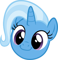 Size: 877x910 | Tagged: safe, imported from derpibooru, trixie, pony, unicorn, female, head only, mare, simple background, smiling, solo, transparent background