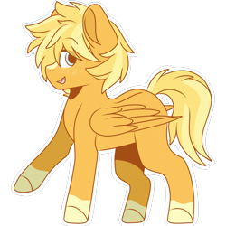 Size: 2048x2048 | Tagged: safe, artist:cinnamontee, imported from derpibooru, oc, oc only, oc:chester, pegasus, pony, high res, male, simple background, solo, stallion, transparent background