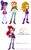 Size: 748x1215 | Tagged: safe, artist:prettycelestia, imported from derpibooru, adagio dazzle, sci-twi, sunset shimmer, twilight sparkle, oc, oc:evianna sunburst, equestria girls, fusion, fusion:adagio dazzle, fusion:sci-twi, fusion:sunsagilight, fusion:sunset shimmer, fusion:twilight sparkle, gem fusion, multiple arms, multiple eyes, six arms, steven universe, third eye