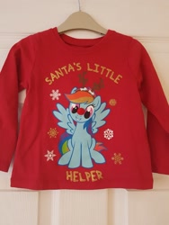 Size: 1200x1593 | Tagged: safe, imported from derpibooru, rainbow dash, deer, reindeer, christmas, clothes, holiday, merchandise, rudolph dash, rudolph the red nosed reindeer, sweater