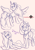 Size: 2100x3000 | Tagged: safe, artist:katakiuchi4u, imported from derpibooru, princess luna, alicorn, pony, bedroom eyes, female, happy, jewelry, lying down, mare, monochrome, open mouth, rear view, sketch, smiling, solo, spread wings, traditional art, wings