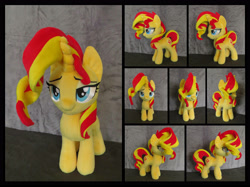 Size: 4373x3273 | Tagged: safe, artist:fireflytwinkletoes, imported from derpibooru, sunset shimmer, pony, unicorn, female, irl, mare, photo, plushie, solo