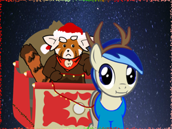 Size: 800x600 | Tagged: safe, artist:treforce, imported from derpibooru, oc, oc only, oc:treforce, christmas, holiday